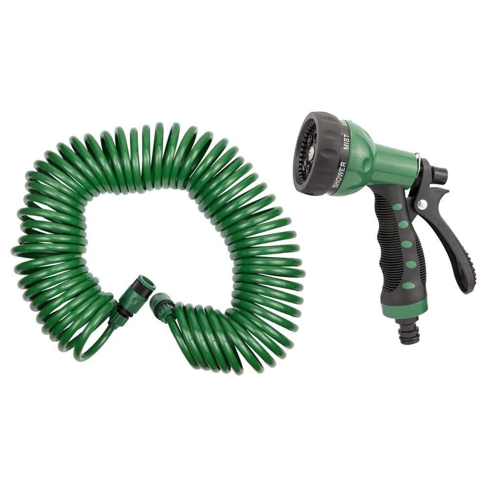 SIGMA Набір для поливу (шланг спіральний 15м + пістолет-розпилювач 7-ми режимний) Grad