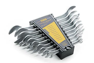 Набор ключів ріжкових 6x7мм, 8x10мм, 10x12мм, 12x13мм, 14x17мм, 19x22мм (6шт) СИЛА