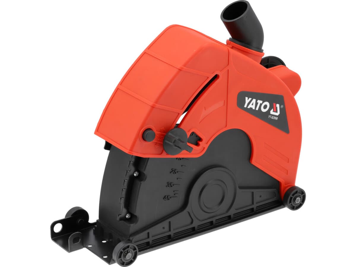 Кожух пилозахисний до КШМ для різання YATO: на диск Ø180 мм, глибина різу-45 мм, зона дії- 28-36 мм