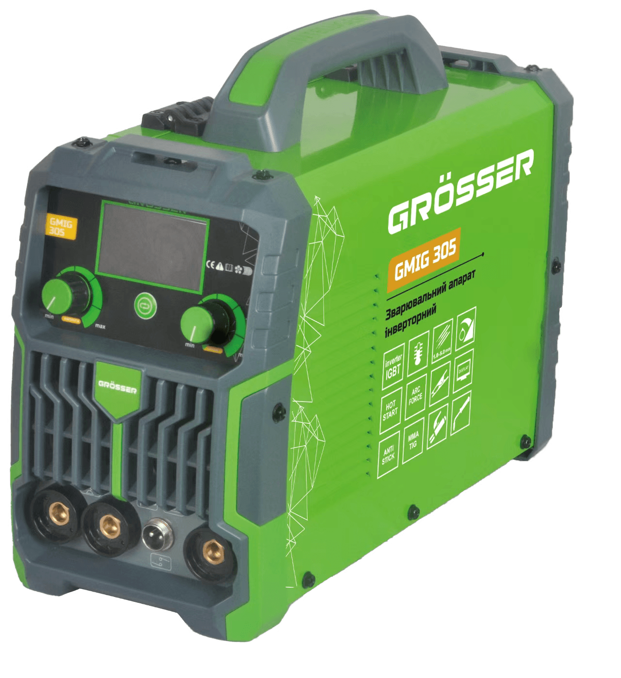 Зварювальний напівавтомат Grosser GMIG-305 (без газу)
