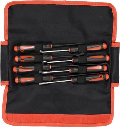 Гачки і ложечки для демонтажу ущільнювачів YATO l= 165 і 225 мм, 8 один. [48]