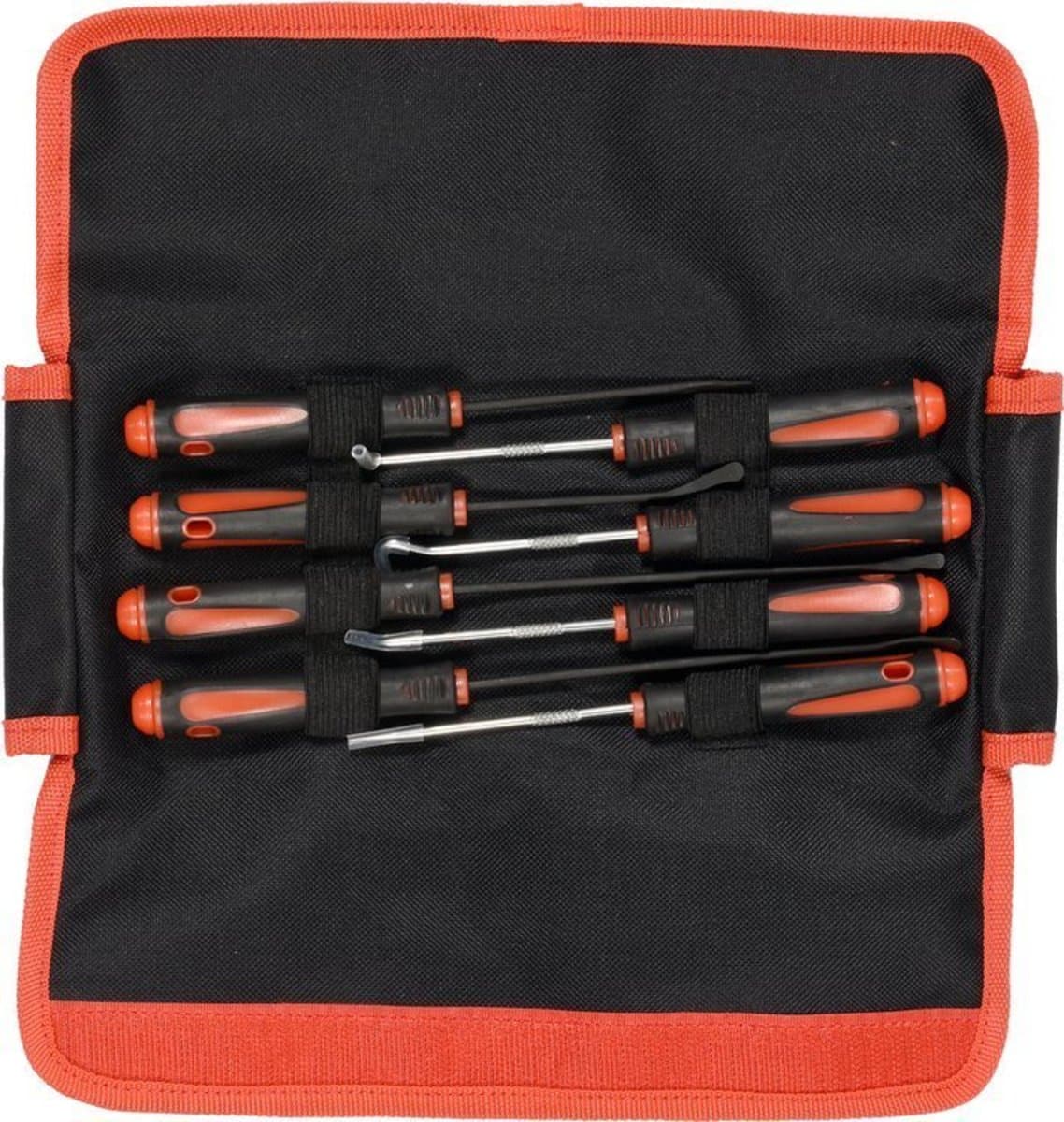 Гачки і ложечки для демонтажу ущільнювачів YATO l= 165 і 225 мм, 8 один. [48]