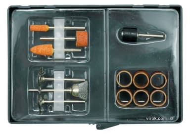 Насадки шліфувальні та полірувальні VOREL (д/арт.79315), 13 шт. [10/50]