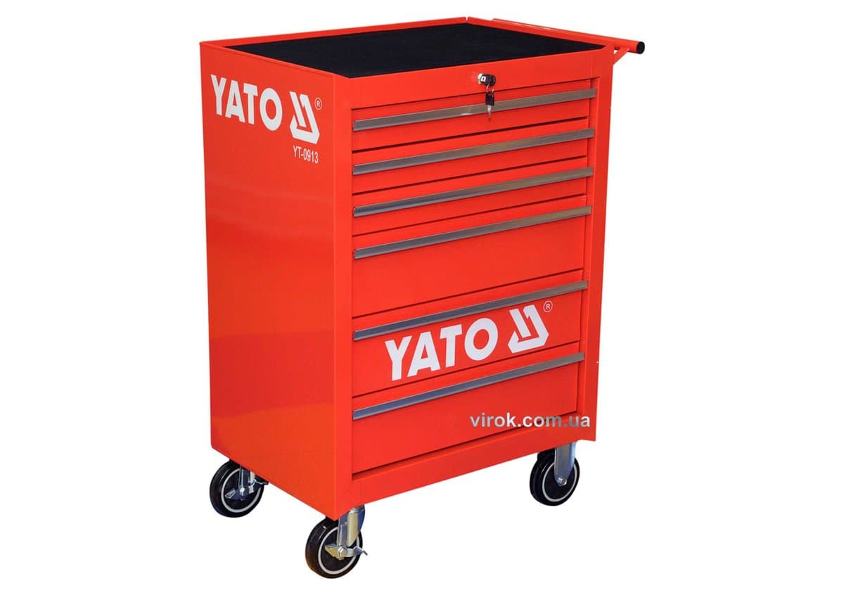Шафа-візок для інструментів YATO з 6 шуфлядами, 995 х 680 х 458 мм [1]
