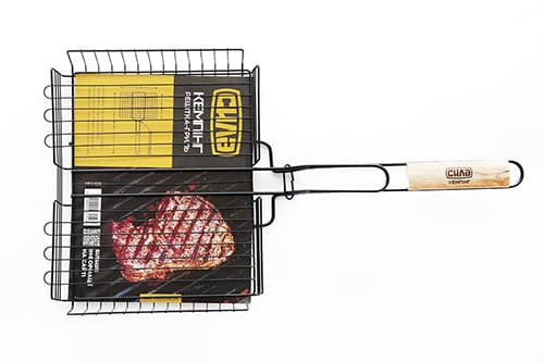 Решітка-гриль високий борт з антипригарним покриттям (56x31x24x5,5см) СИЛА
