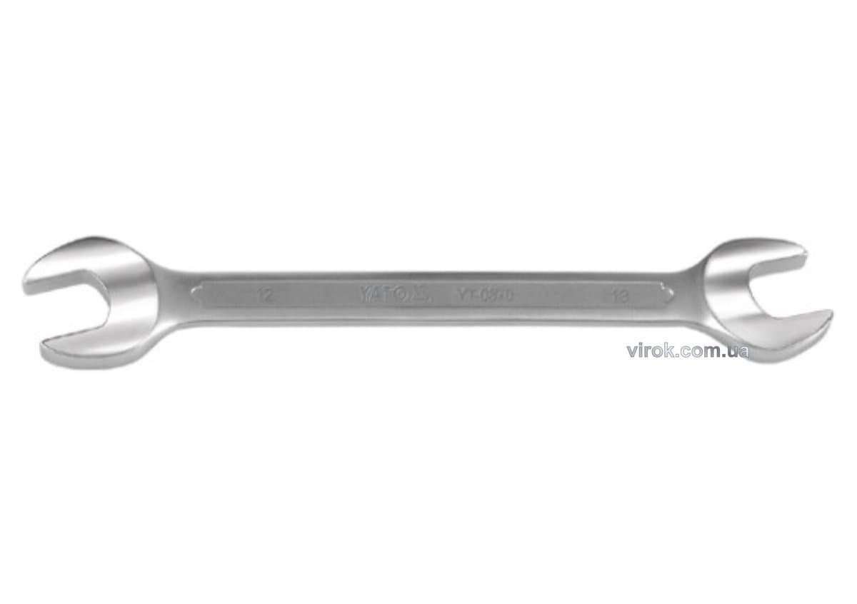 Ключ ріжковий YATO : CrV, М= 12х13 мм, l=170 мм [10/80/160]