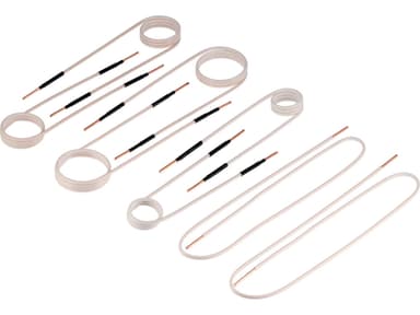 Спіралі елктронагрівальні змінні YATO до нагрівача YT-05880, Ø= 30, 40, 50 мм + прямі, 8 шт [30]