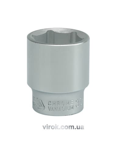 Головка торцева 6-гранна YATO : квадрат 3/4", М= 33 мм, L= 55 мм [8/48]