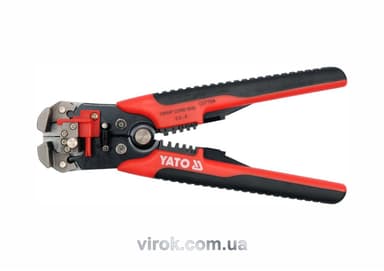 Кліщі для обтискання і зачистки проводів YATO, L=210 мм [10/60]