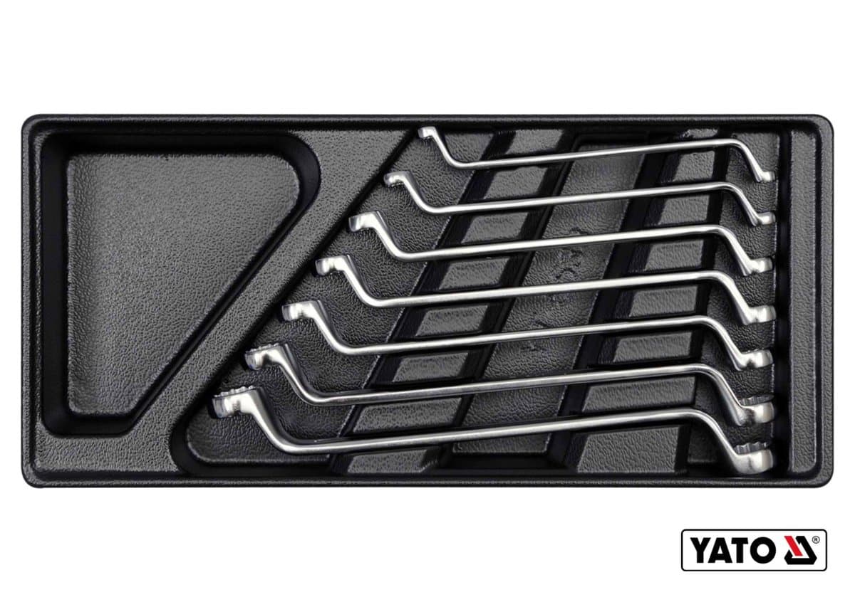 Вклад до інструментальної шафи YATO: ключі накидні 7шт, 6х7, 8х9, 10х11, 12х13, 14х15, 16х17,18х19мм