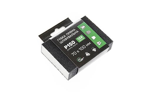 Губка шліфувальна APRO чотирьохстороння пряма P150