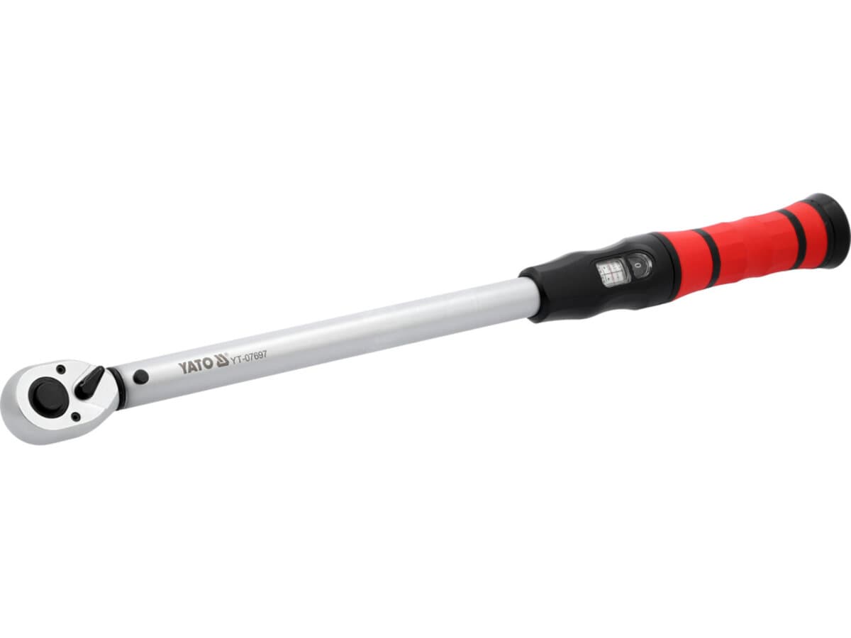 Ключ динамометричний з налаштувальним вічком YATO : квадрат 1/2", F= 50- 330 Нм, L= 550 мм [6]