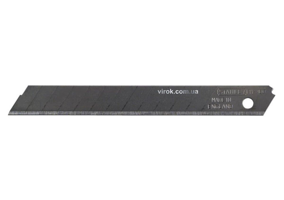 Лезо змінне з відломними сегментами STANLEY : М 9 мм. 100 (Шт/Уп.)