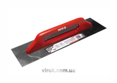 Терка гладилка YATO : L= 580x130 мм. нержавіюча [10]