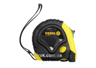 Рулетка VOREL : L= 10 м x 25 мм, 3 фіксатори [6/60]