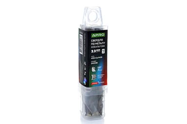Свердло по металу кобальтове HSS-Co/M35 Ø3.3мм (тубус, кратно 10шт) PRO APRO
