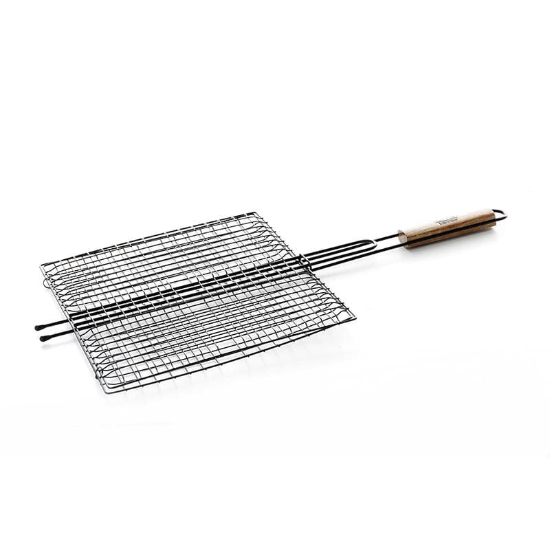 СИЛА Решітка-гриль плоска з антипригарним покриттям (58x40x30см)