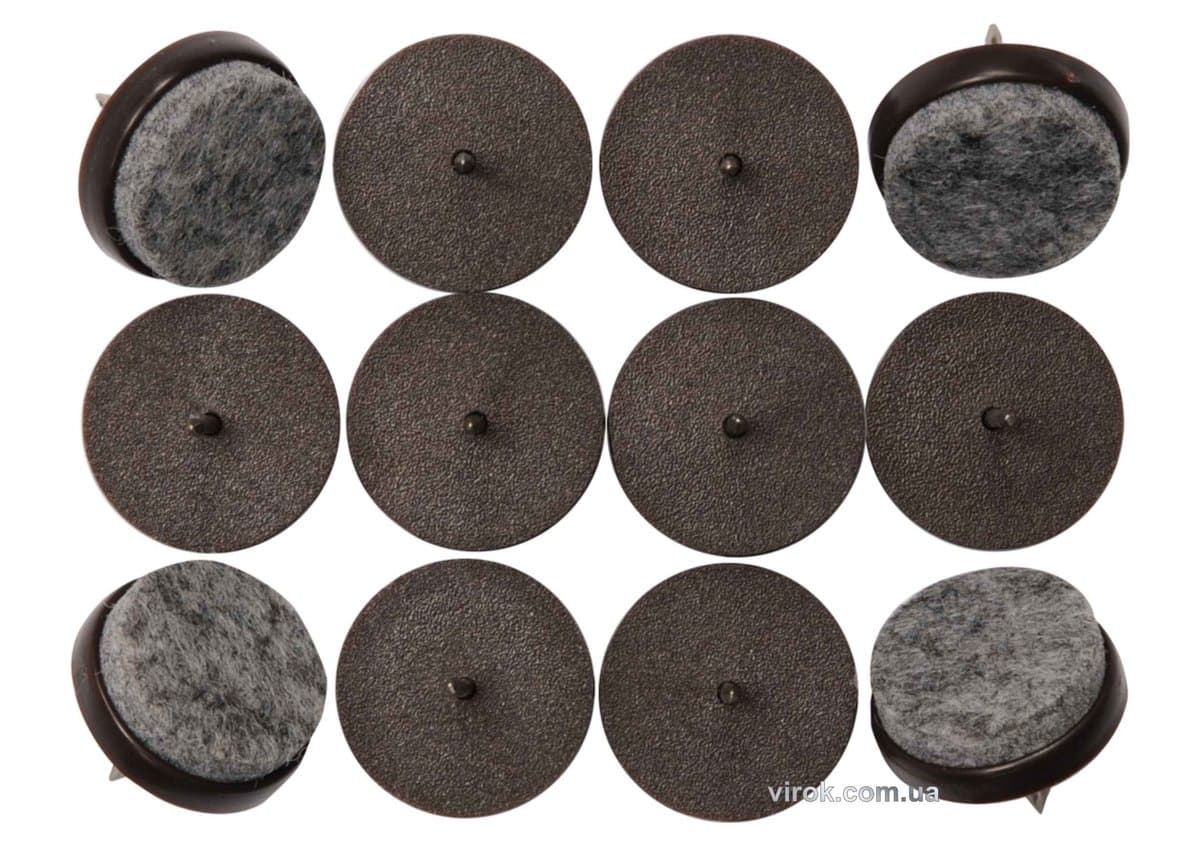 Прокладки пластикові фільцеві на цвях VOREL, 24мм, набір 12шт [16/288]