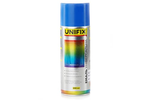 Емаль акрилова універсальна RAL 5010 Синій гл. 400мл UNIFIX