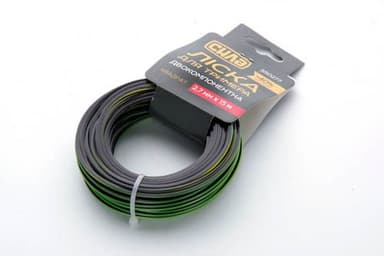 Ліска для тримера двухкомпонентна 2,4мм квадрат 15м СИЛА