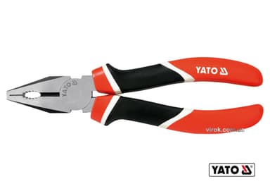 Плоскогубці комбіновані YATO : L= 180 мм. CrV [6/60]
