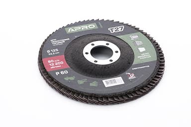 Коло пелюстково-торцеве Р60 пряме 125мм (Т27) (КПТ) APRO