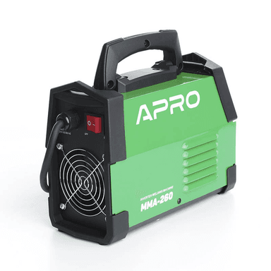 Зварювальний апарат інверторний APRO MMA-140 , ел.4мм, + набір кабелів, кейс