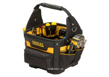 Сумка для інструменту STANLEY "FatMax Technician" відкрита; 29 x 29 x 38 см