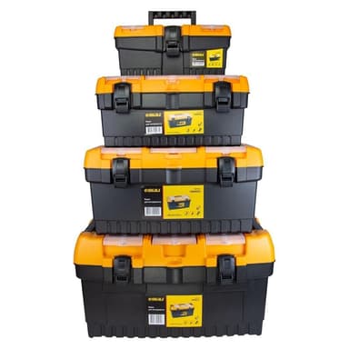 SIGMA Набір ящиків для інструменту 4в1 320×155×139мм, 413×212×186мм, 486×267×242мм, 564×310×310мм