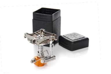 Портативний газовий пальник для кемпінгу Міні розкладний з п'єзопідпалювачем 70*58*81мм СИЛА