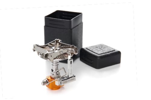 Портативний газовий пальник для кемпінгу Міні розкладний з п'єзопідпалювачем 70*58*81мм СИЛА