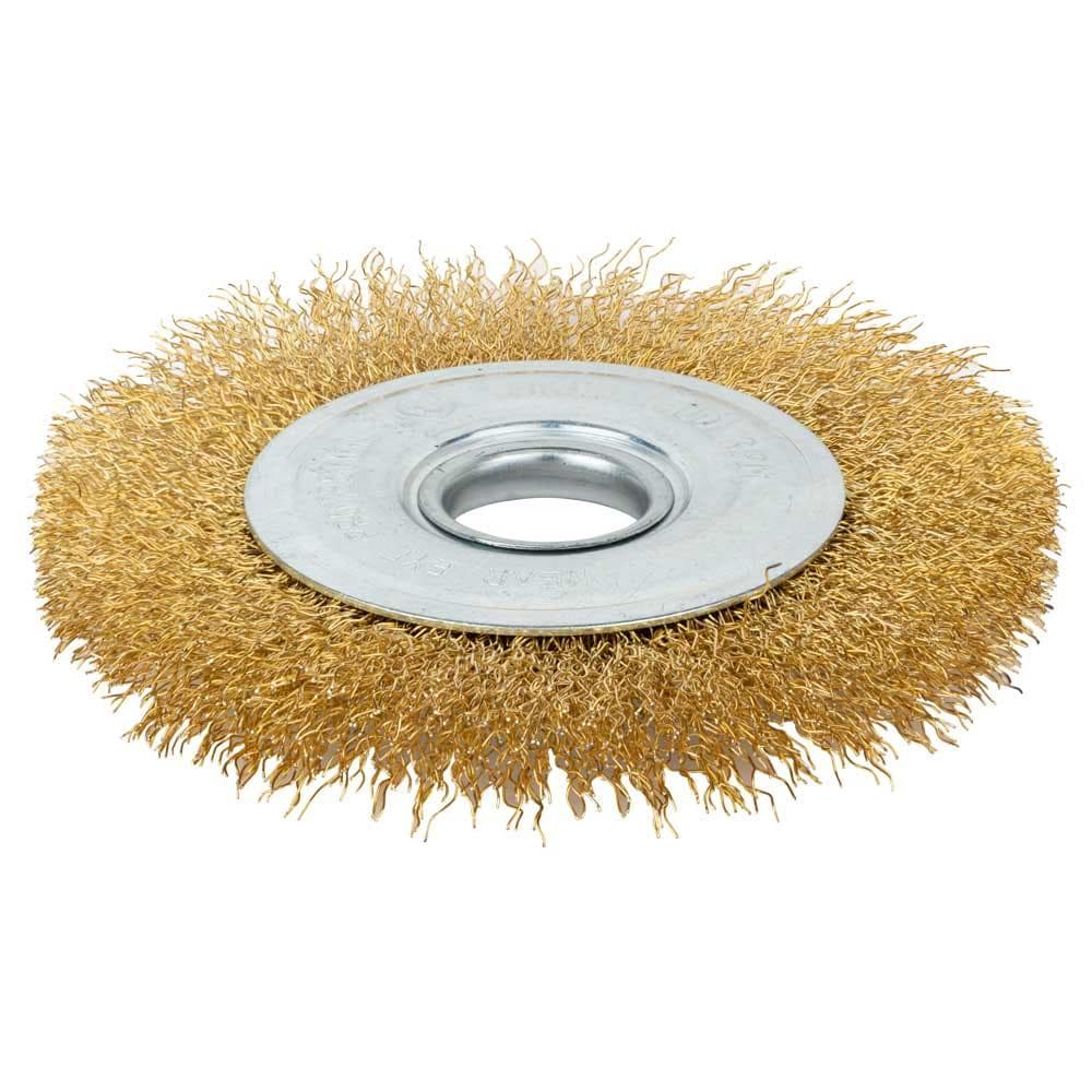 SIGMA Щітка дротяна дискова Ø 115 мм Ø22.2 мм (латунь) GRAD