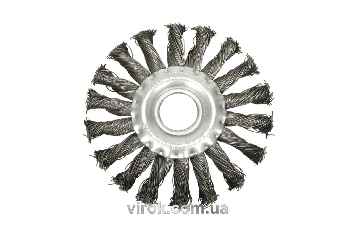 Щітка дискова, вита VOREL Ø-115мм [12/48]
