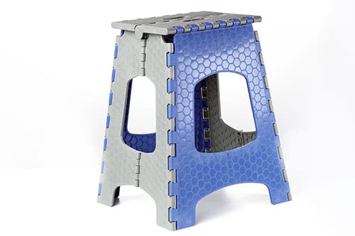 Стілець розкладний пластиковий 27*22*44см СИЛА