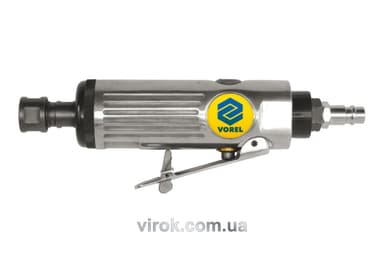 Шліфмашина пневматична пряма VOREL : Ø 1/4", патрон 6 мм [20]