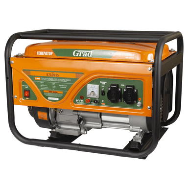 Генератор бензиновий 2.5/2.8 кВт 4-х тактний ручний запуск GRAD (5710915)