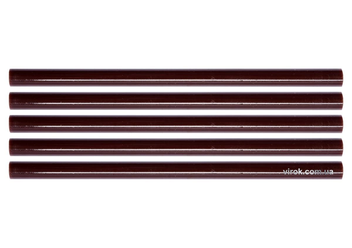 Стержні клейові YATO Ø=11,2 х 200 мм, коричневі .уп. 5 шт. [40/120]