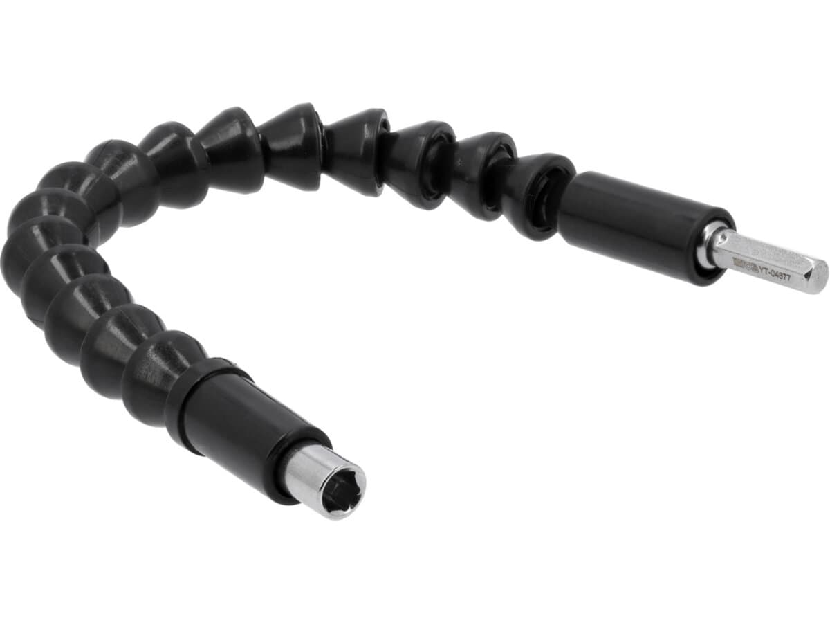 Тримач адаптер насадок викруткових гнучкий YATO : HEX- 1/4", L= 300 мм [10/40]