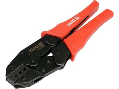 Кліщі для затискання втулкових наконечників провідників YATO S= 6, 10, 16 мм², l= 220 мм [10/30]