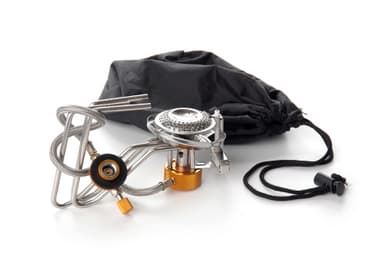 Портативний газовий пальник для кемпінгу Павук зі шлангом та п'єзопідпалювачем 70*70*150мм СИЛА