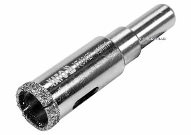 Свердло по гресу і кераміці YATO, Ø= 16 мм, при сухому і мокрому режимах [50]