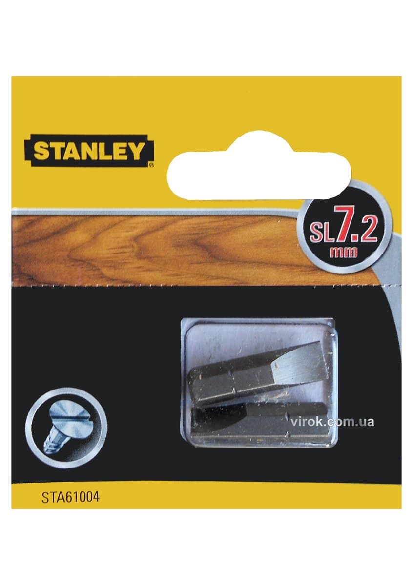 Насадка викруткова STANLEY : SL7 x 25 мм. Уп. 2 шт.