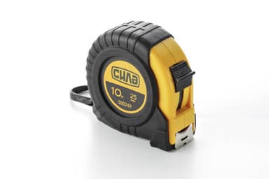 Рулетка обгумована 10м*25мм Стандарт СИЛА