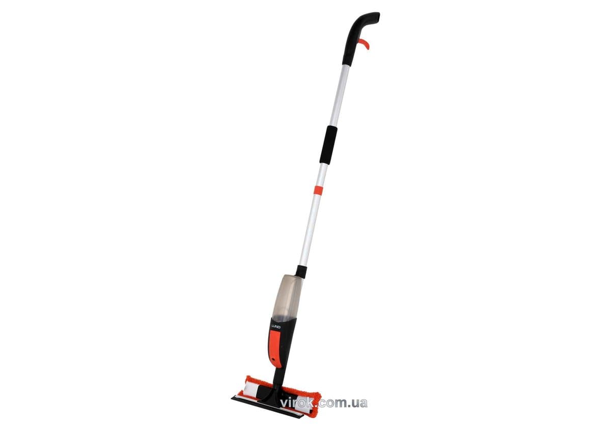 Швабра 2-стороння з розпилювачем LUND: з 2 мікрофібрами, платф- 41х13см, ємність-350мл, l=118см [12]