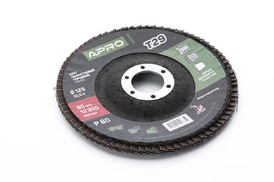 Коло пелюстково-торцеве Р80 конус 125мм (Т29) (КПТ) APRO