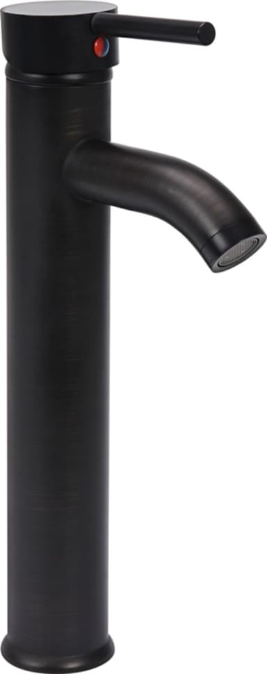 Змішувач води FALA для умивальника, високий "RETRO BLACK 2" з кульовим регулятором [12]