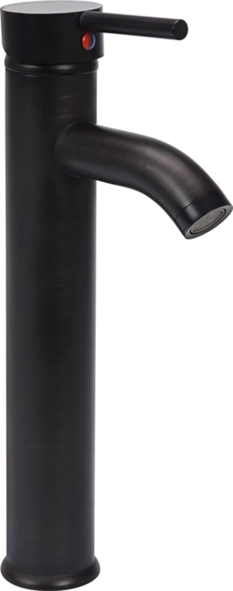 Змішувач води FALA для умивальника, високий "RETRO BLACK 2" з кульовим регулятором [12]