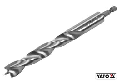 Свердло по дереву YATO : Ø16 x 100/60 мм, хвостовик- HEX 1/4", HSS 4241(DW)