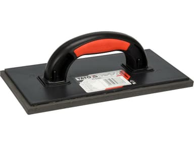 Терка пластикова з гумовою прокладкою t= 8 мм YATO 270x 130 мм, для фугування швів керамічної плитки