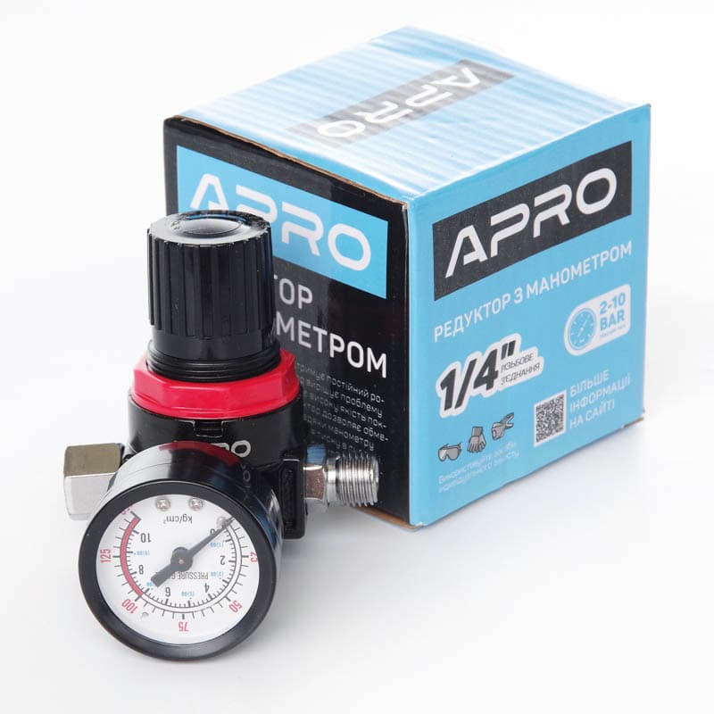 APRO Редуктор з манометром ¼